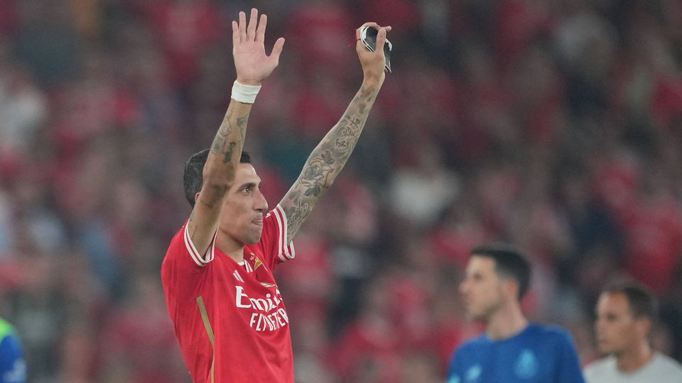 UEFA mostra Di María a festejar