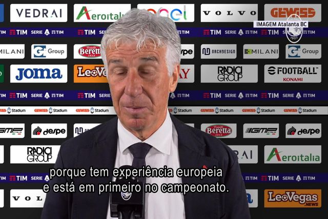 Gasperini: «Sporting é uma equipa muito forte do ponto de vista técnico»
