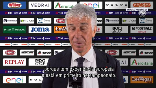 Gasperini: «Sporting é uma equipa muito forte do ponto de vista técnico»