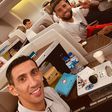 Benfica: Di María e Otamendi inseparáveis