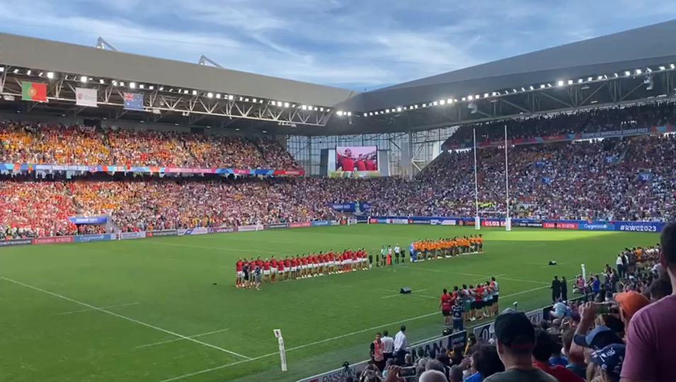 Assim soou 'A Portuguesa' em Saint-Étienne