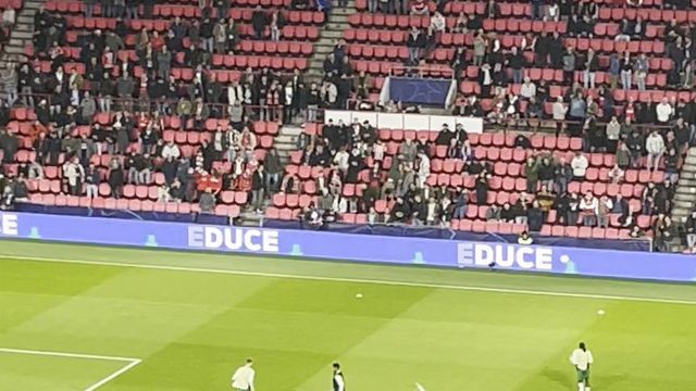 Equipa do Sporting já em período de aquecimento