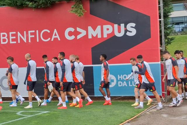 Benfica já prepara Atlético Madrid no Seixal