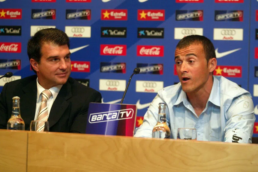 Laporta declara amor eterno a Luis Enrique!