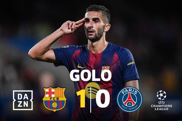 Não deu à primeira, deu à segunda: Ferran Torres marca ao PSG