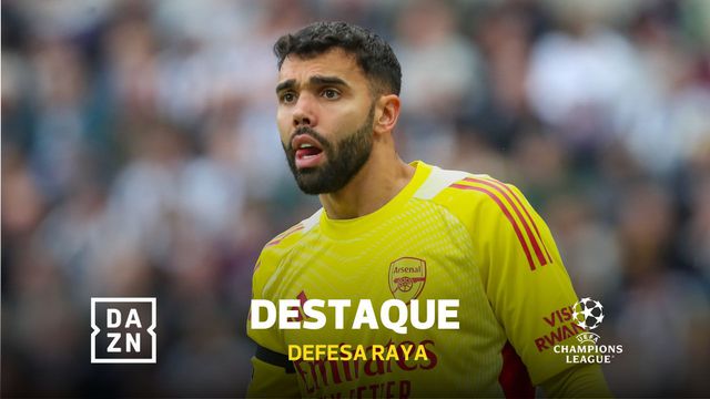 Defesa formidável de Raya a remate fantástico de Podence