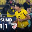 Borussia Dortmund não deu hipóteses ao Athletic Bilbao (resumo)
