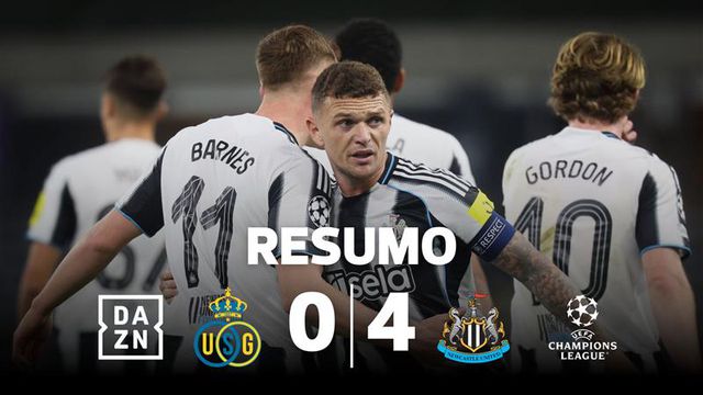 Newcastle consegue a maior vitória de sempre na Champions