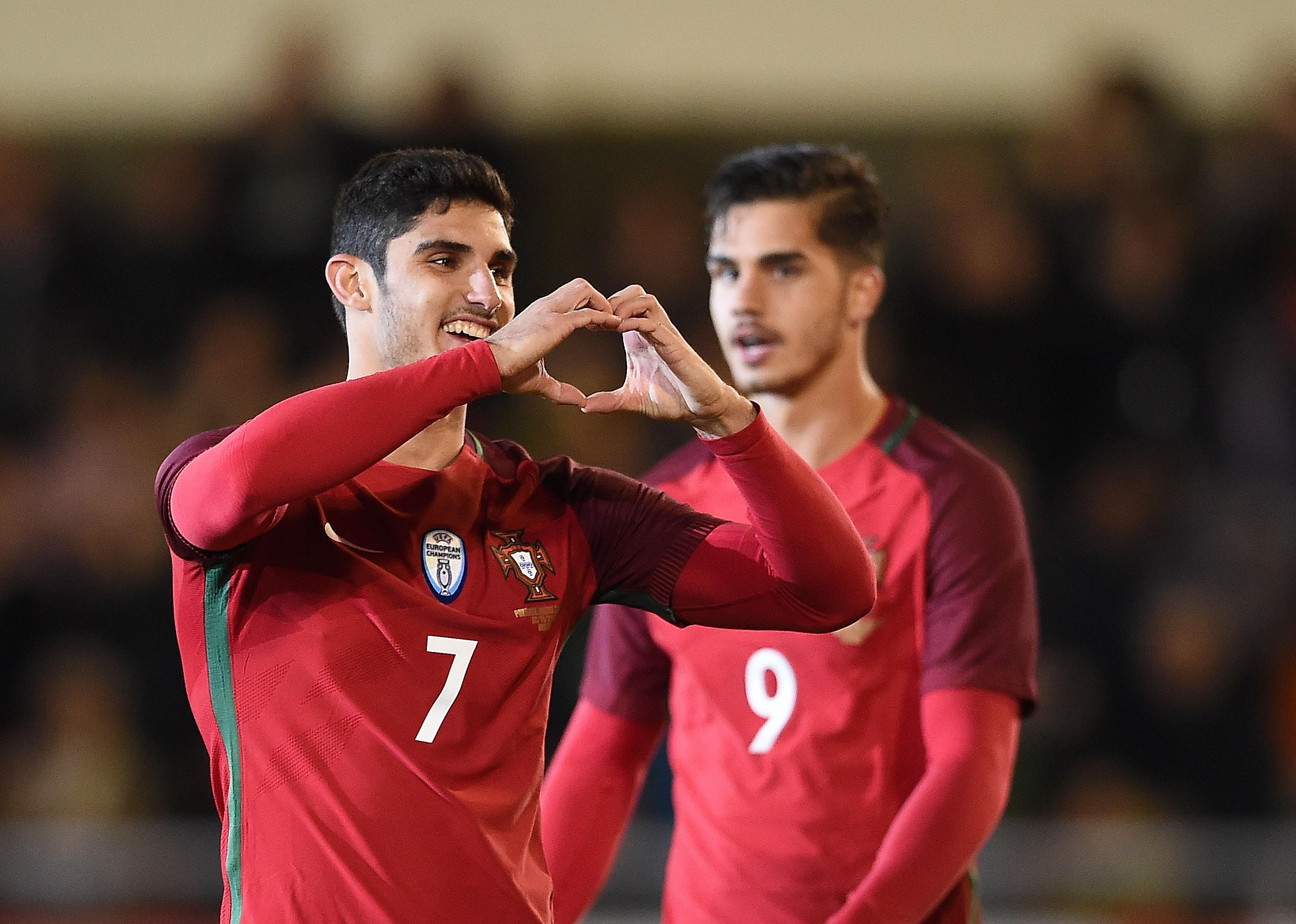 Gonçalo Guedes - Portugal-Arábia Saudita (3-0), particular, 10/11/2017 - Foto: ASF