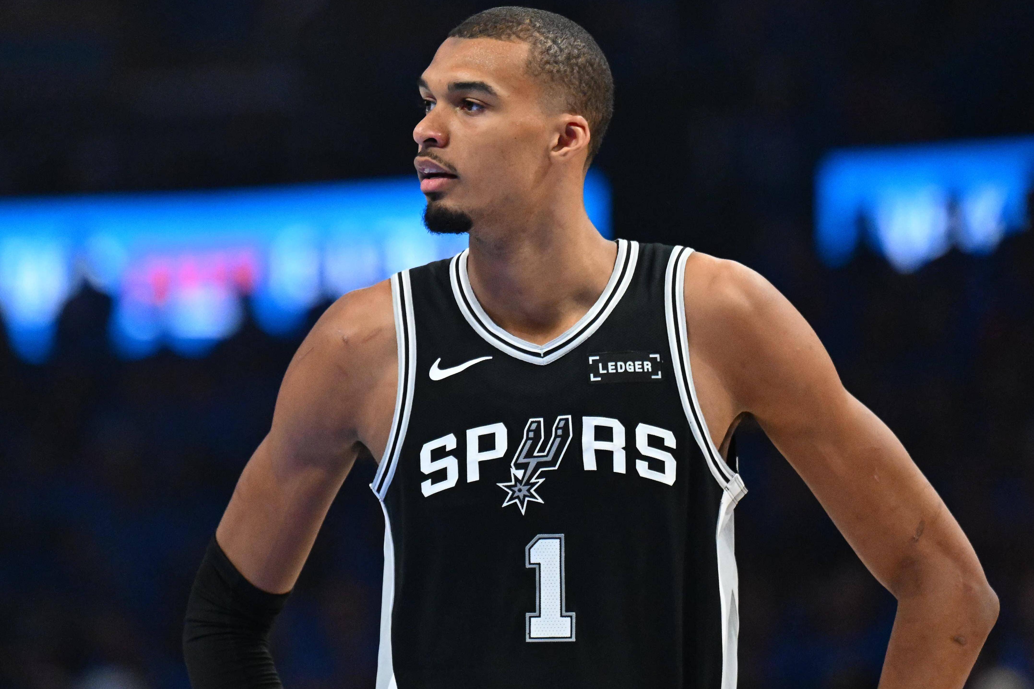 Victor Wembanyama vai cumprir a quarta temporada na NBA          Fotografia Imago