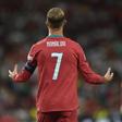 Cristiano Ronaldo no Portugal-País de Gales (foto: Miguel Nunes/A BOLA)