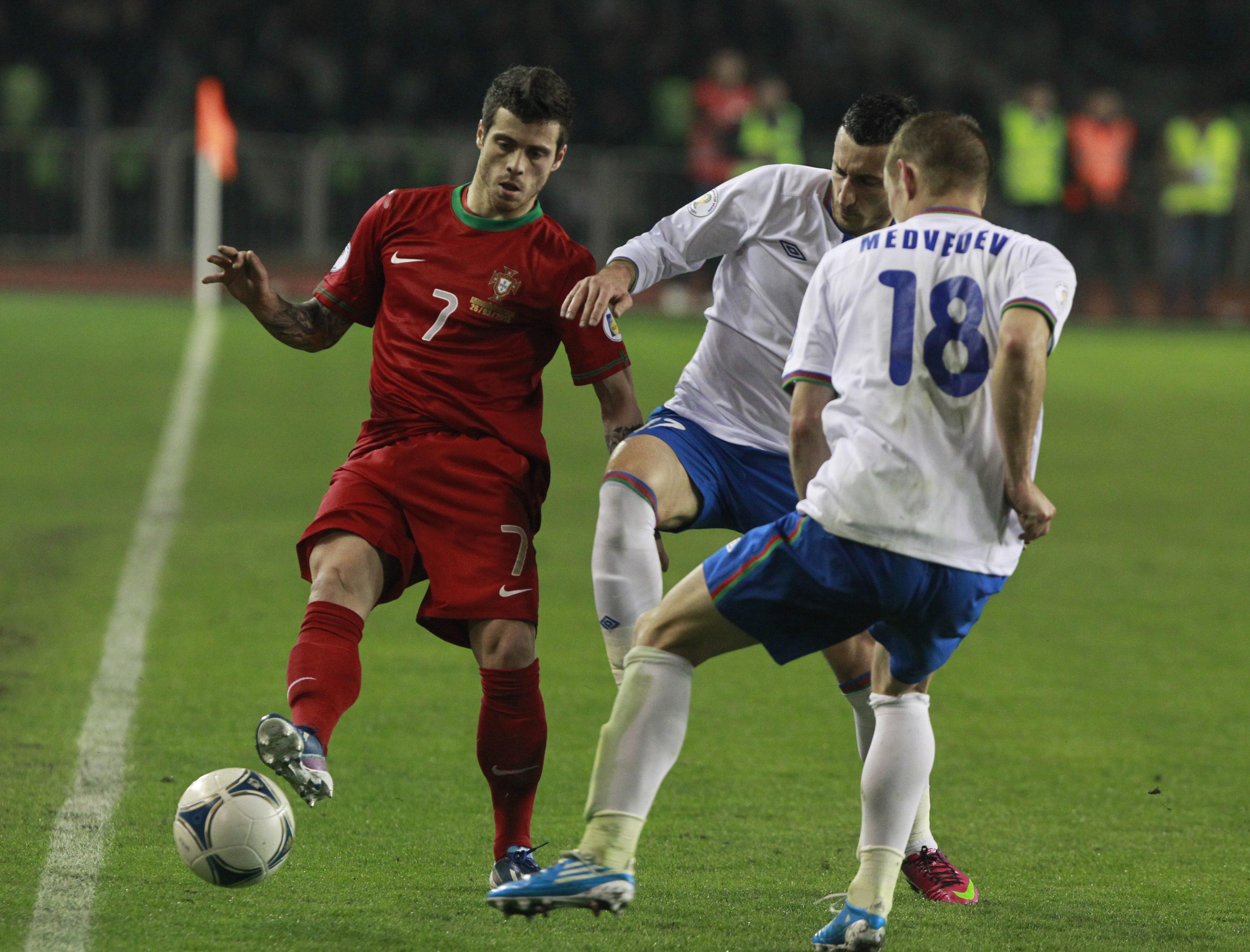 Vieirinha - Azerbaijão-Portugal (0-2), qualificação Mundial 2014, 26/03/2013 - Foto: ASF