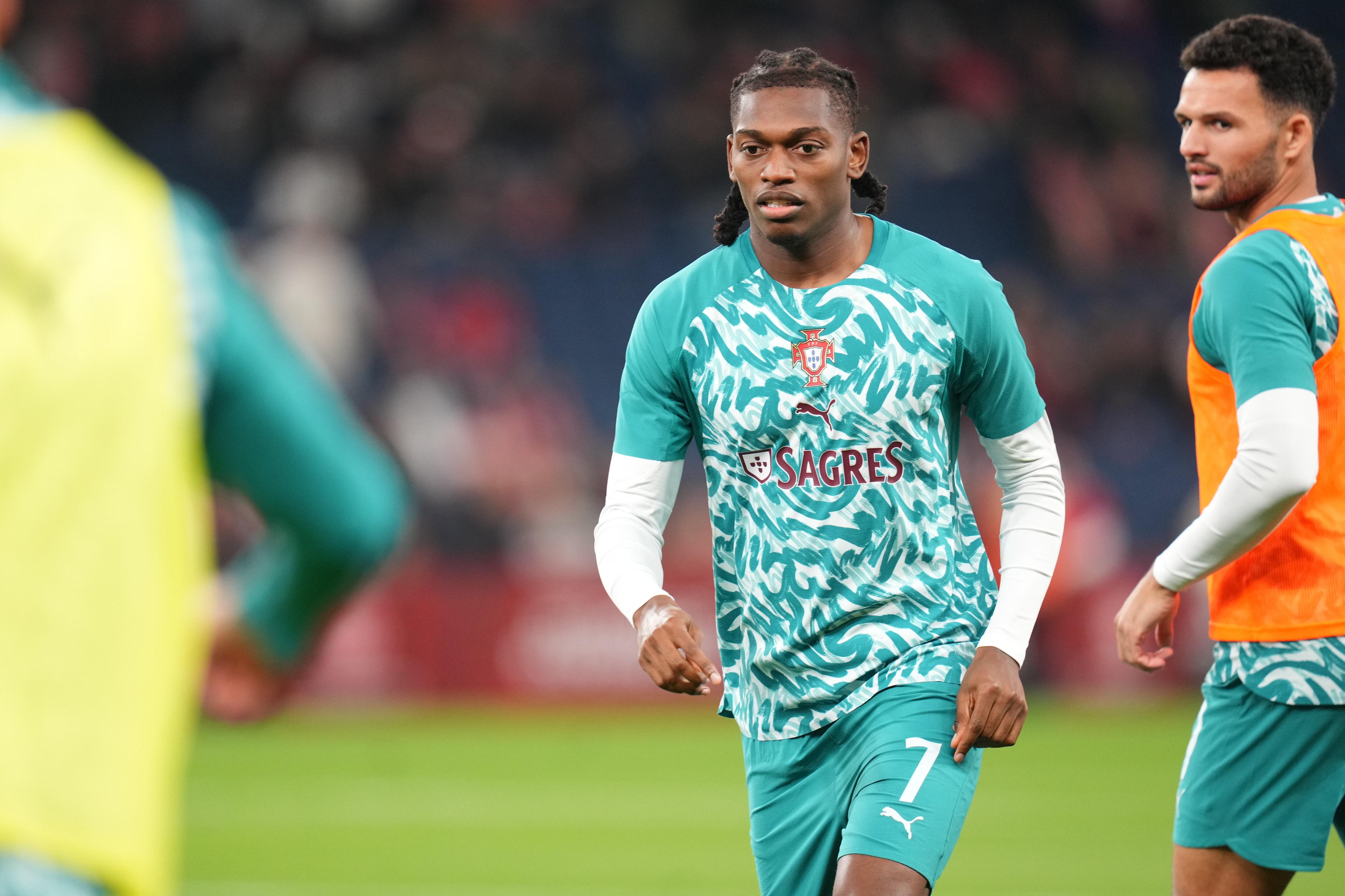 Rafael Leão - Foto: EPA/Sebastian Elias Uth