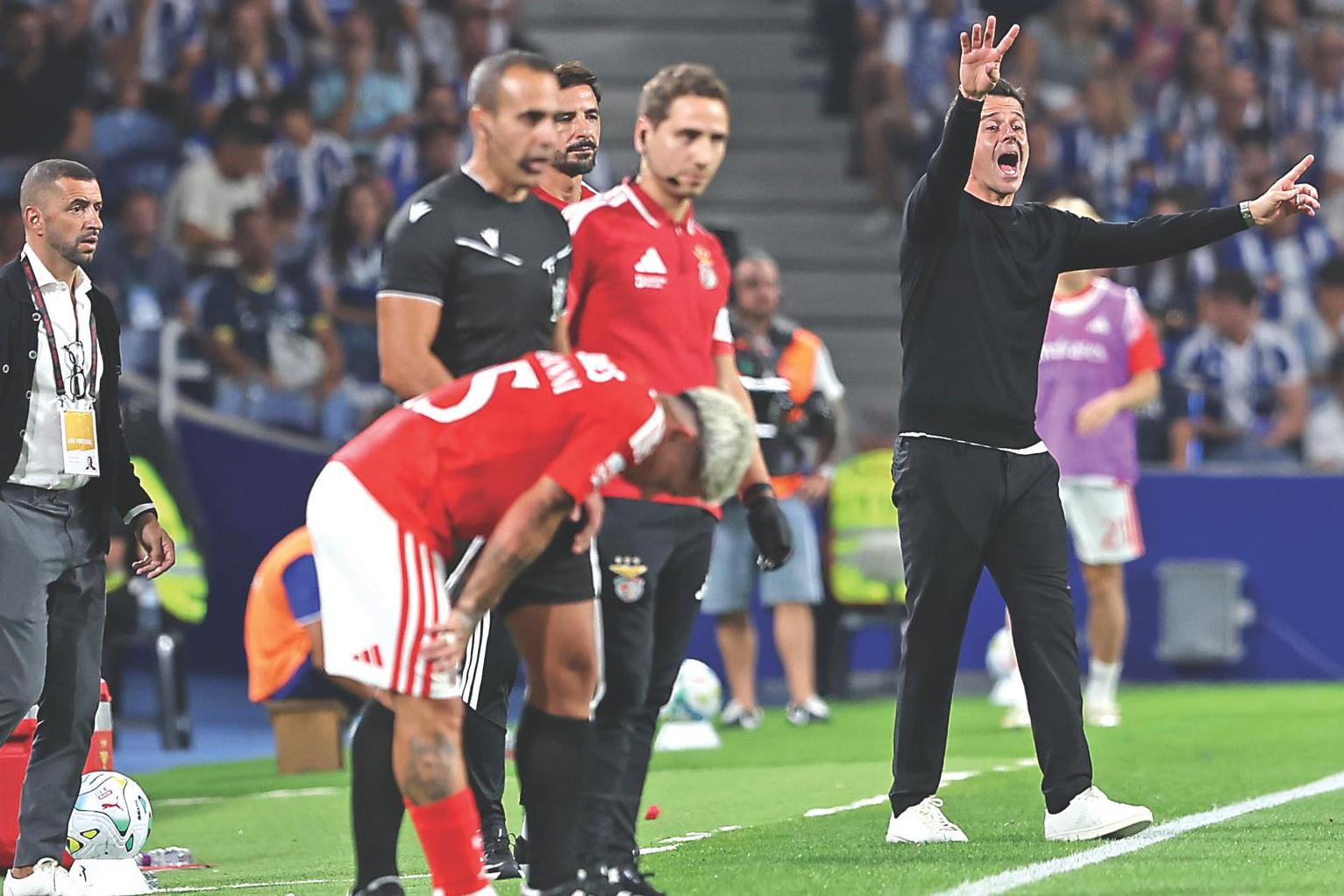 Marco Silva é o treinador melhor preparado para o futebol de elite. É o mais completo, o mais estável, o mais consistente e o que melhor gere a pressão — Foto: CATARINA MORAIS/KAPTA+