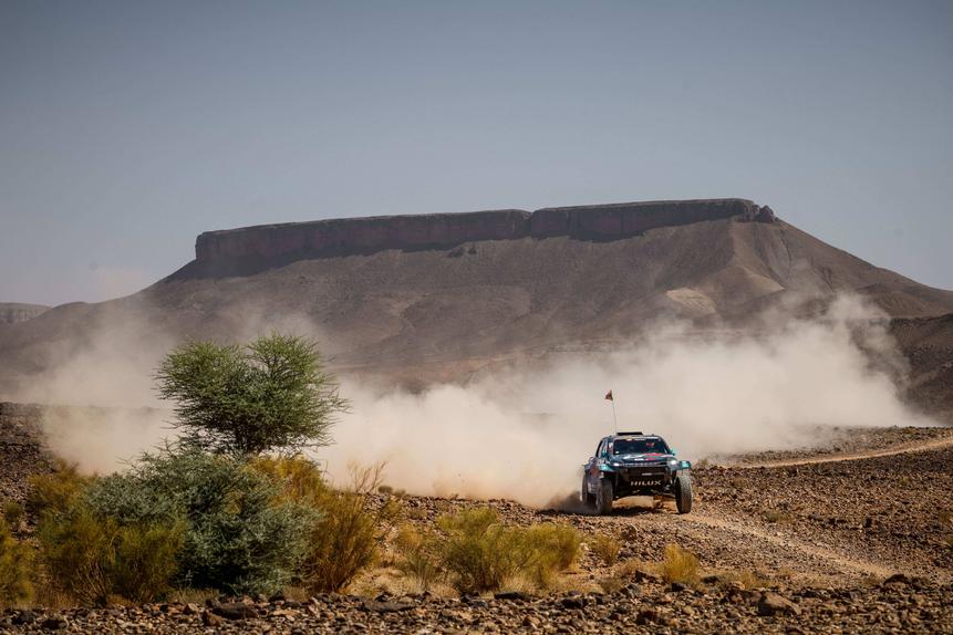 João Ferreira e Filipe Palmeiro (Toyota Hilux) em bom plano no Rali de Marrocos