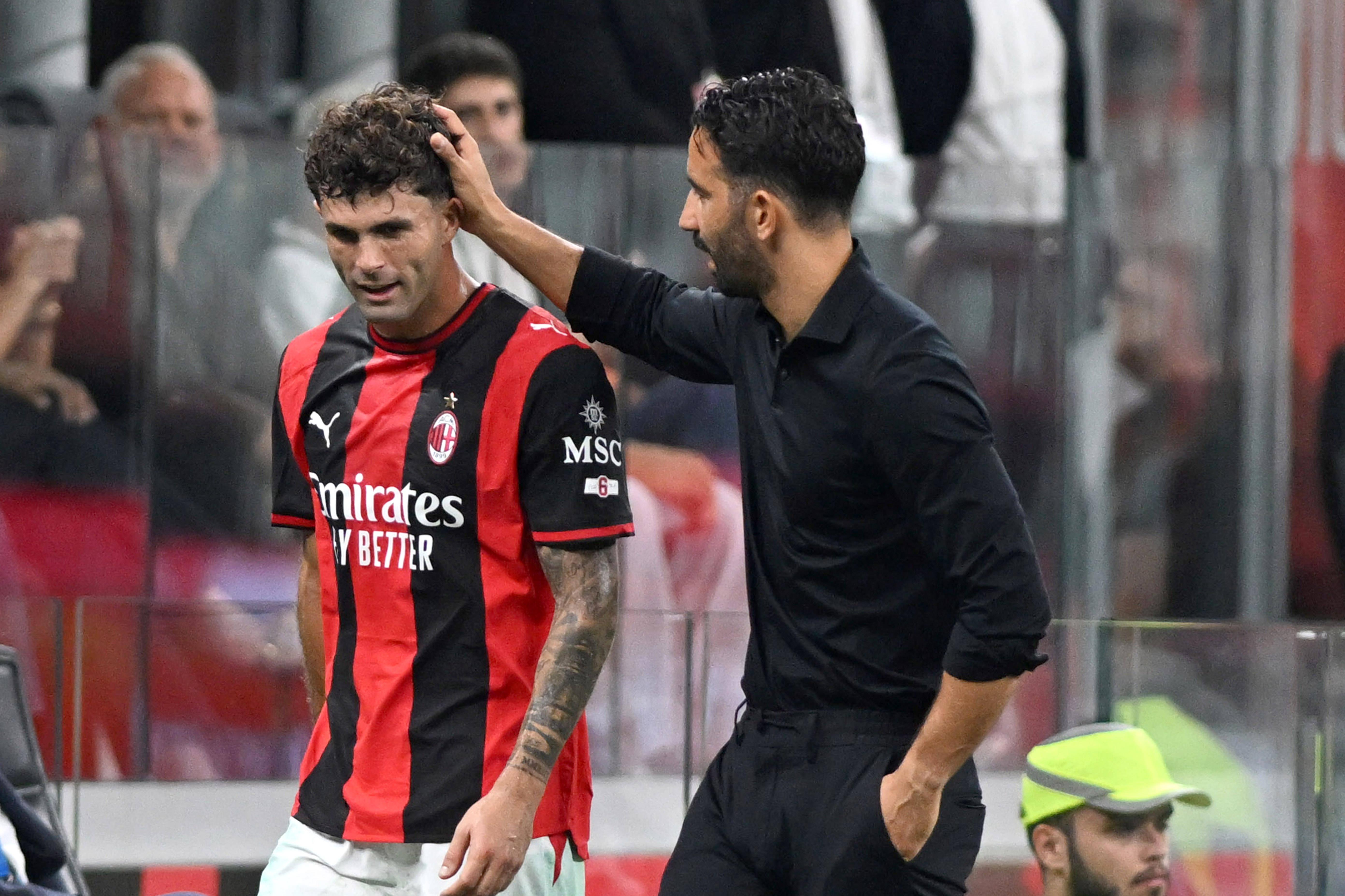 Pulisic está a ser treinado por Ruben Amorim no Milan