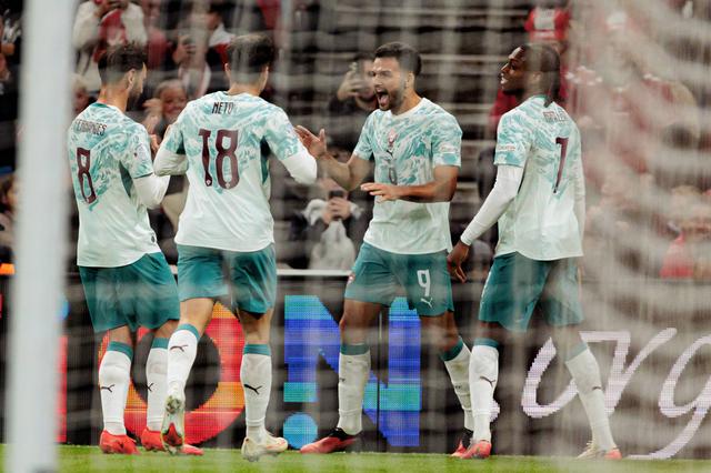 Portugal venceu na Dinamarca por 4-2 e soma nove pontos na Liga das Nações - Foto: IMAGO