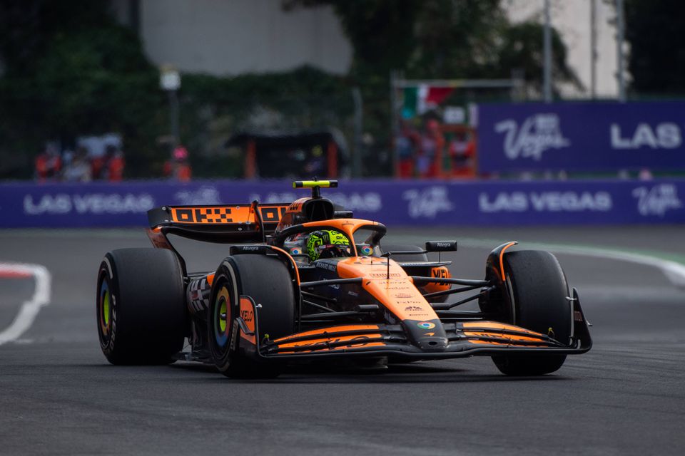 Lando Norris mais rápido no único treino livre do GP de São Paulo