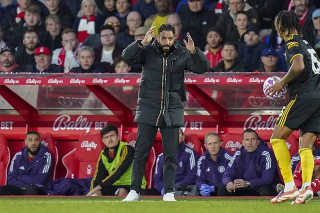 Ruben Amorim, treinador português do Manchester United