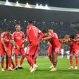 Os festejos do segundo golo do Benfica: Foto: Kapta+/Rogério Ferreira