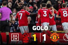 Gibbs-White fez o primeiro golo do Forest na Premier League desde... setembro