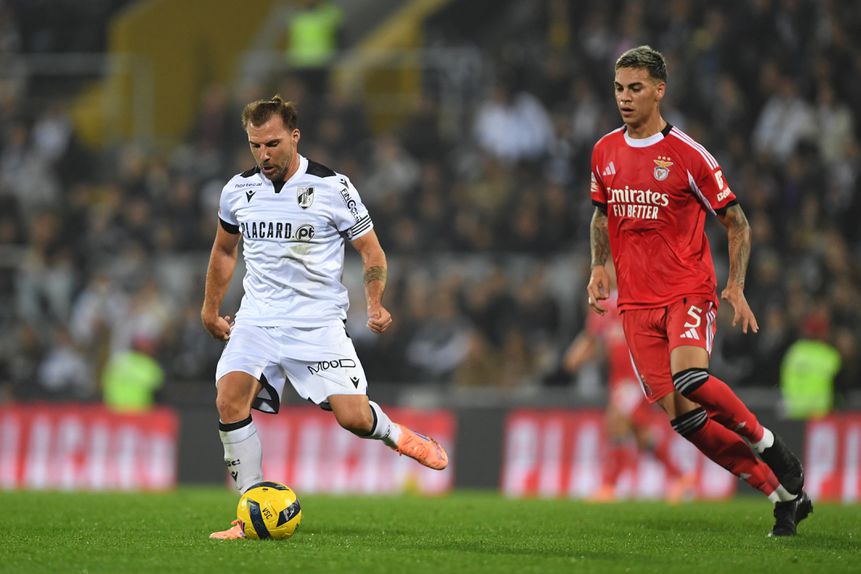 Samu em ação frente ao Benfica. Foto: Kapta+/Rogério Ferreira
