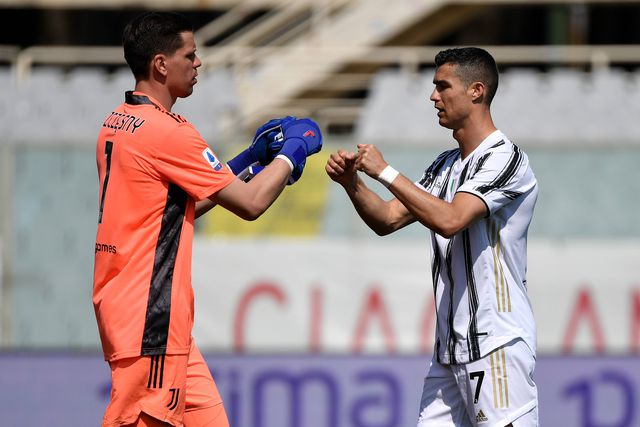 Szczesny e Cristiano Ronaldo jogaram juntos na Juventus
