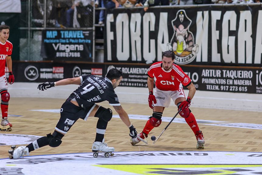 Roberto di Benedetto, jogador de hóquei em patins do Benfica (foto FPP)
