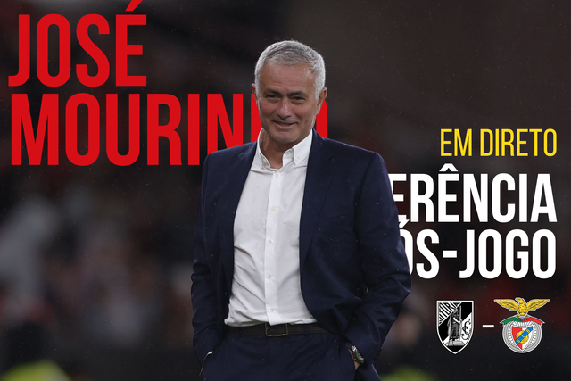 EM DIRETO: José Mourinho analisa jogo em Guimarães