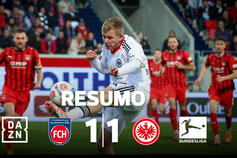 Eintracht Frankfurt marca passo em casa do lanterna-vermelha (resumo)