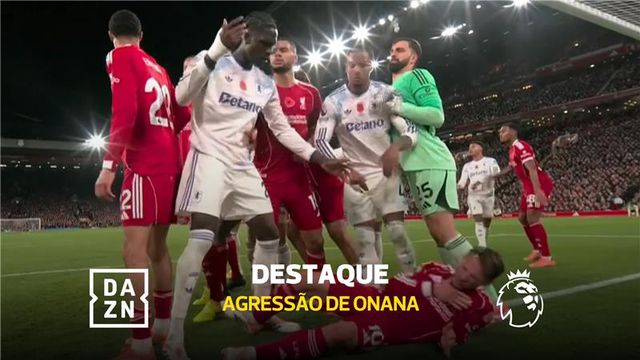 Onana perde a cabeça e vê o cartão... amarelo (vídeo)