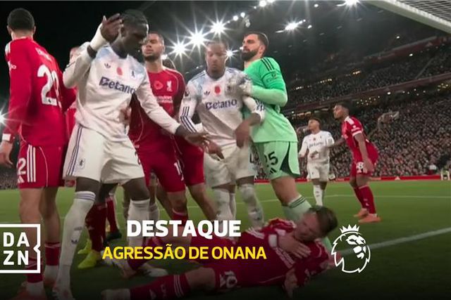 Onana perde a cabeça e vê o cartão... amarelo (vídeo)