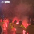 Aston Villa: Polícia atingido por tocha em confronto com adeptos do Légia Varsóvia