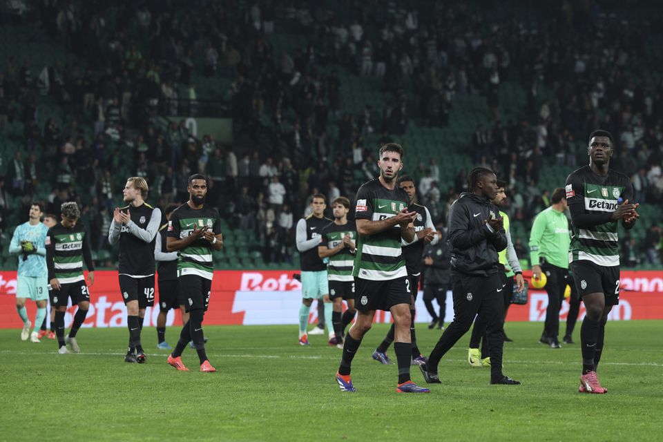 Equipa do Sporting ouviu assobios dos adeptos (vídeo)