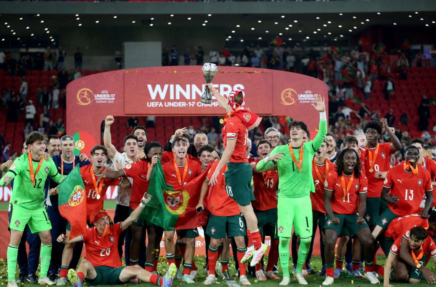 Portugal festejou Mundial de sub-17, no Qatar - Foto: Imago