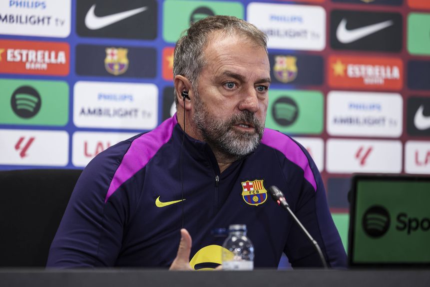 Hansi Flick, treinador do Barcelona