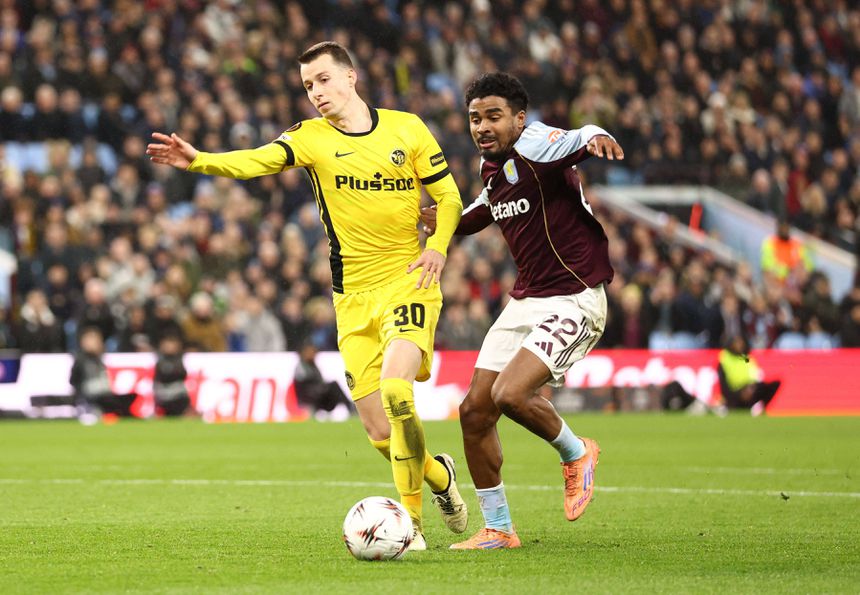 Young Boys em ação na Europa League