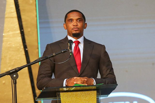 Samuel Eto'o, antigo jogador e agora presidente da Federação Camaronesa de Futebol