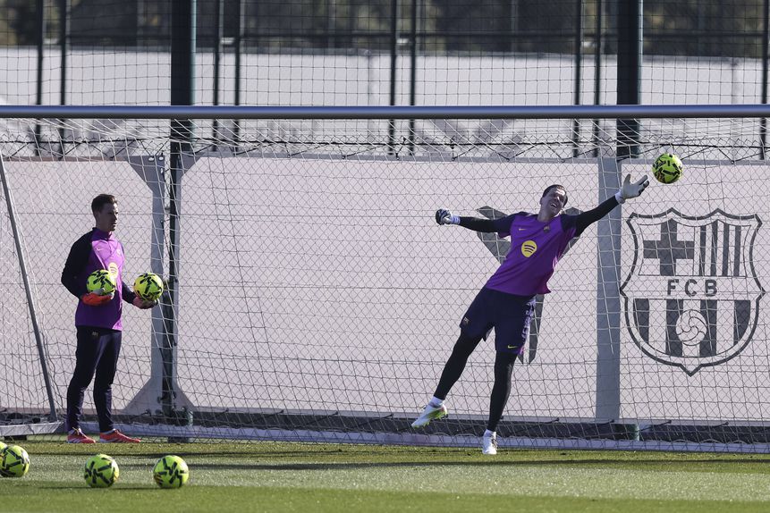 Wojciech Szczesny e Marc-Andre ter Stegen, guarda-redes do Barcelona