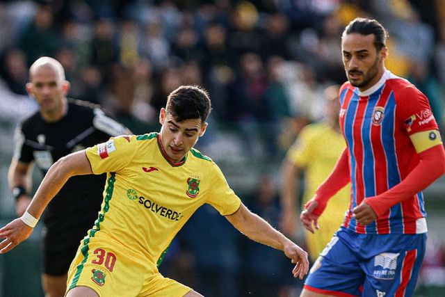 Paços e Felgueiras empataram (1-1). Fotografia: Paços de Ferreira