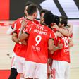 Benfica festeja mais um triunfo, agora na 8.ª jornada. Foto SL Benfica