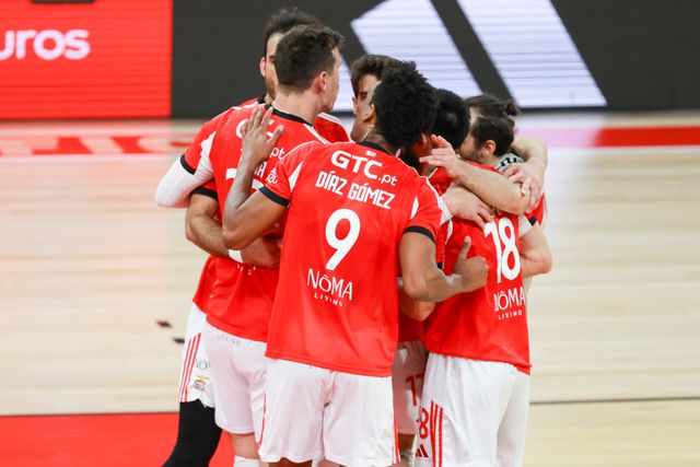 Benfica festeja mais um triunfo, agora na 8.ª jornada. Foto SL Benfica