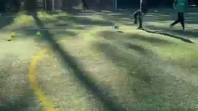 Gonçalo Moreira num treino com Bruno Cristiano