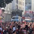 Receção ao Flamengo começou em festa e acabou com tiros da polícia