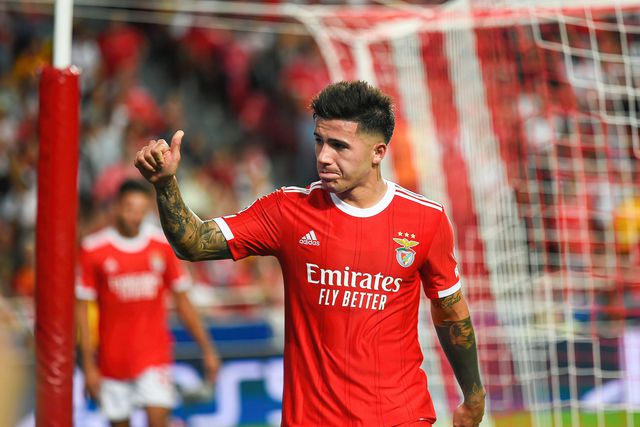 Enzo Fernández fez apenas meia época de águia ao peito - Foto: IMAGO