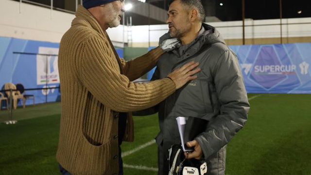 Pioli reviu antigos jogadores e esteve à conversa com Conceição