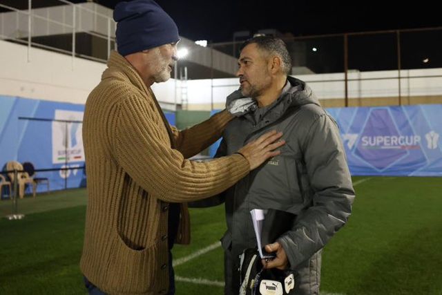 Pioli reviu antigos jogadores e esteve à conversa com Conceição