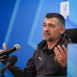 Sérgio Conceição, treinador do Milan, em conferência de imprensa