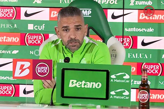 Sporting: siga a conferência de Rui Borges em direto