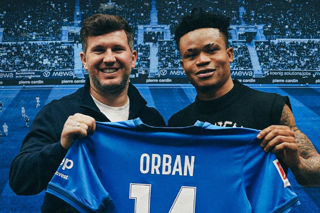 Orban apresentado como reforço do Hoffenheim